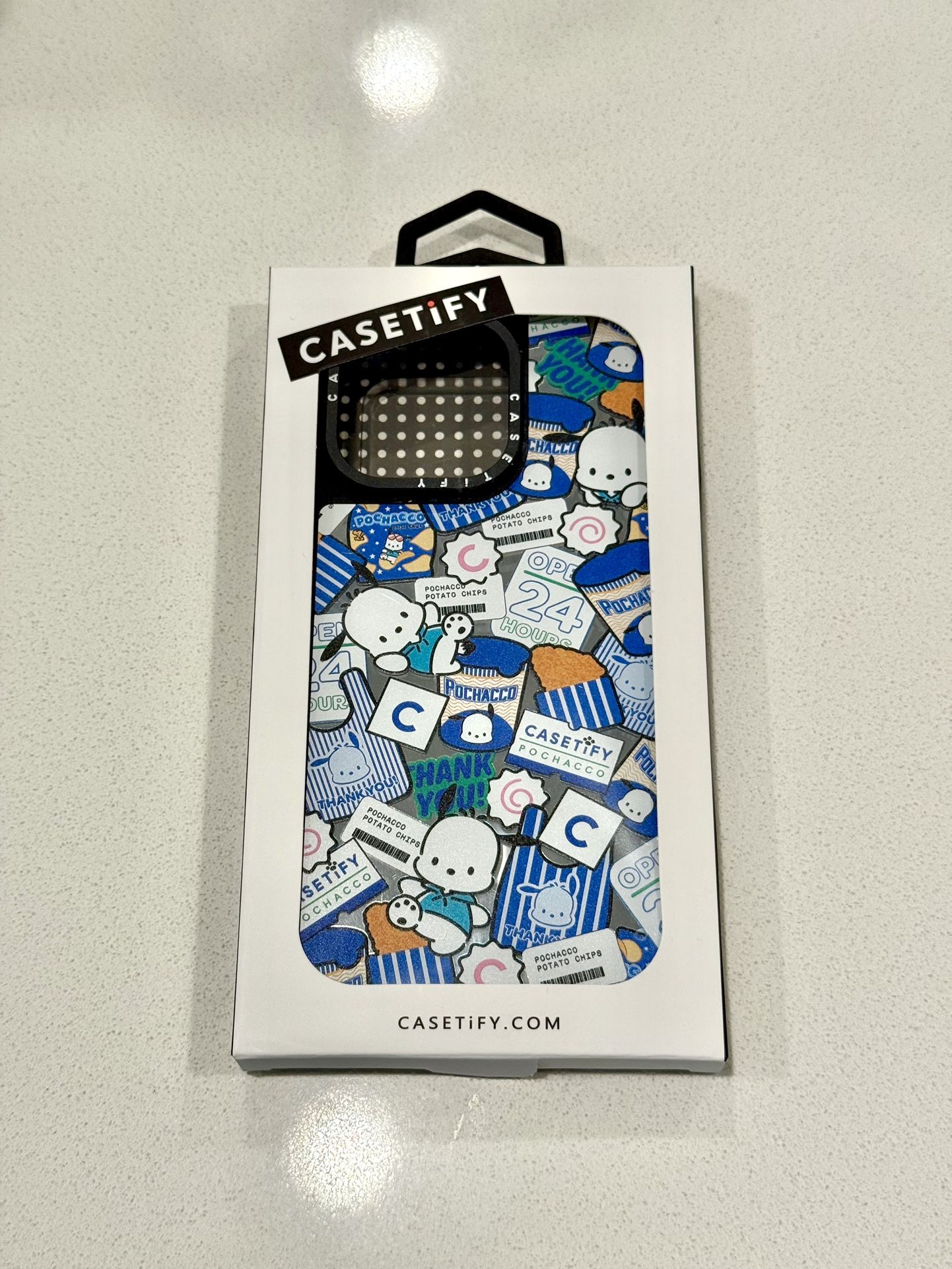 Casetify Mirror Case - Pochacco Limited Edition - iPhone 16 Pro Max Phone Case Blue - New, Open Box