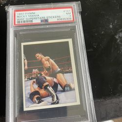 Rocky ( The Rock ) Maiva Graded Sticker!