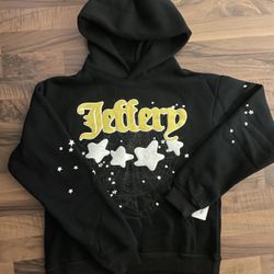 Yellow And Black Hoodie Spider 