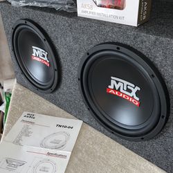 New MTX Audio Dual 10” Subwoofers 🔊 Package 