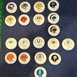 Rare Vintage Retired 1970's NFL Helmet Insignia Gatorade Bottle Caps--Complete Set