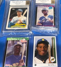 Ken Griffey jr rookie cards - trade or make offers