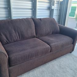 Brown Sofa Hide-a-bed, Free Delivery!