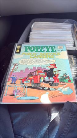Popeye and Public Service Careers Comic Book