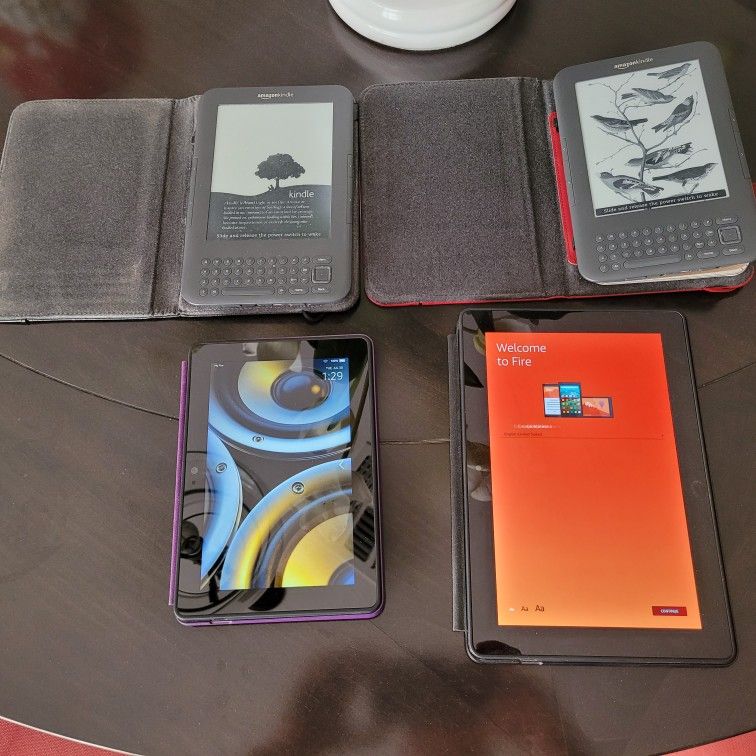 Amazon Kindle Fires And E-Readers