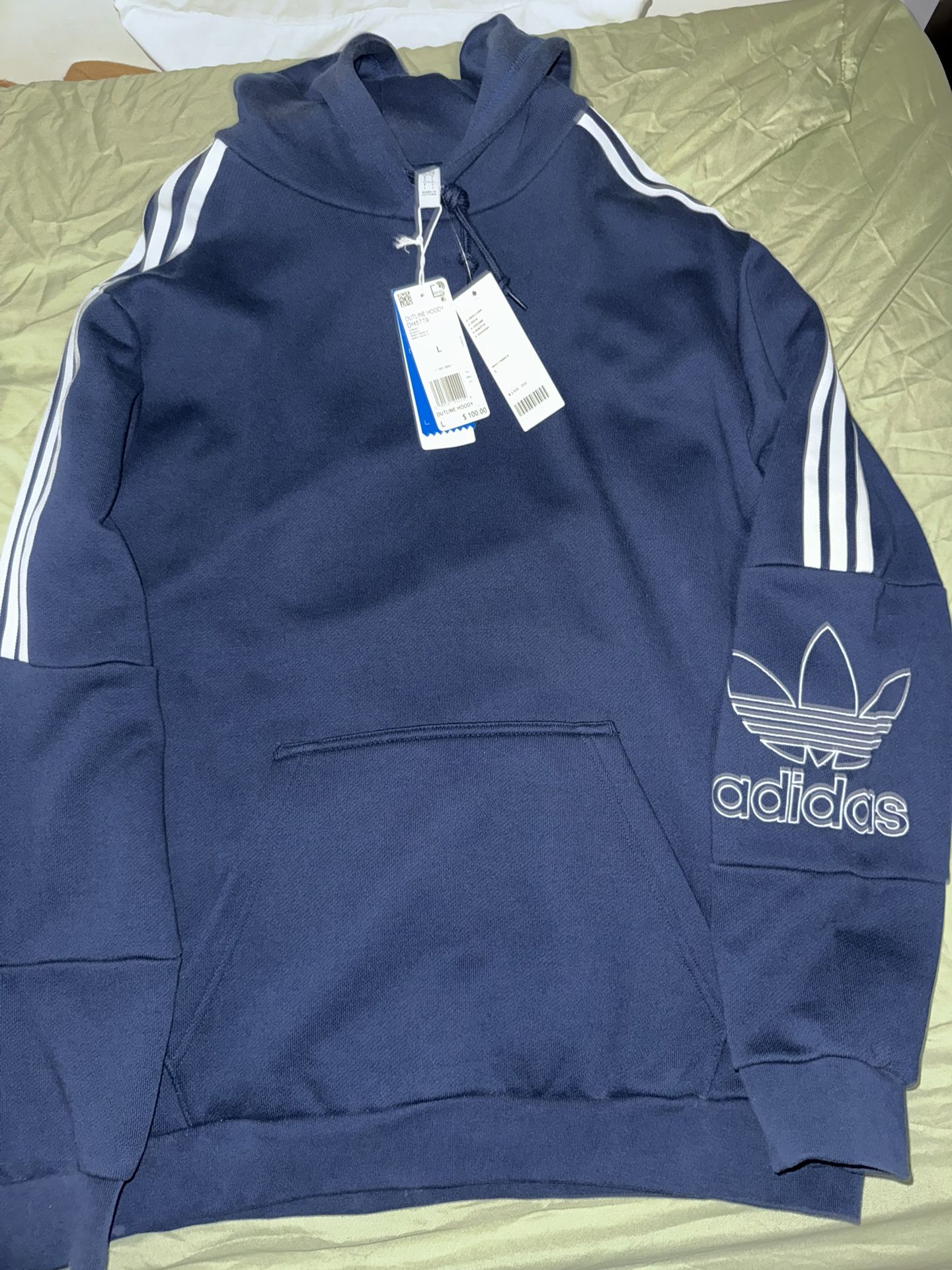 Adidas Outline Hoodie Size L