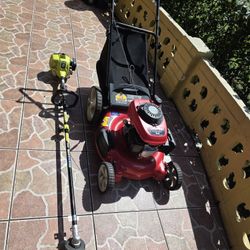 Mower And WEED EATER BOTH $ 350 IN ALMOST NEW CONDITION 