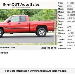 2001 Dodge Ram