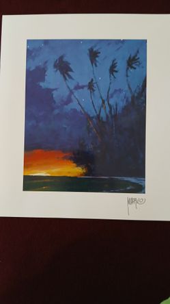 Lithograph by Marko Mavrovich