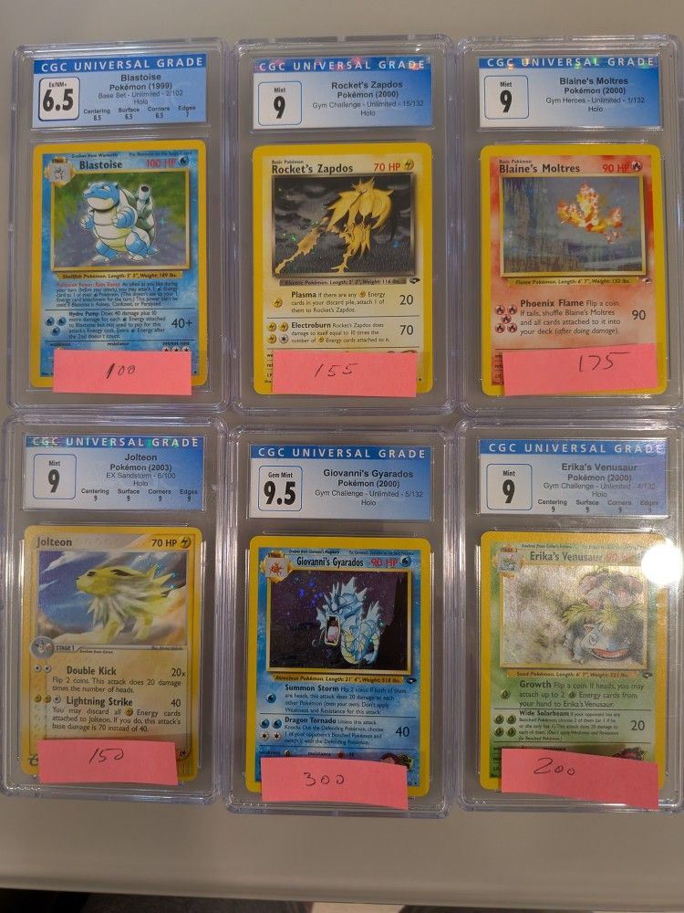 Pokemon CGC Graded Cards