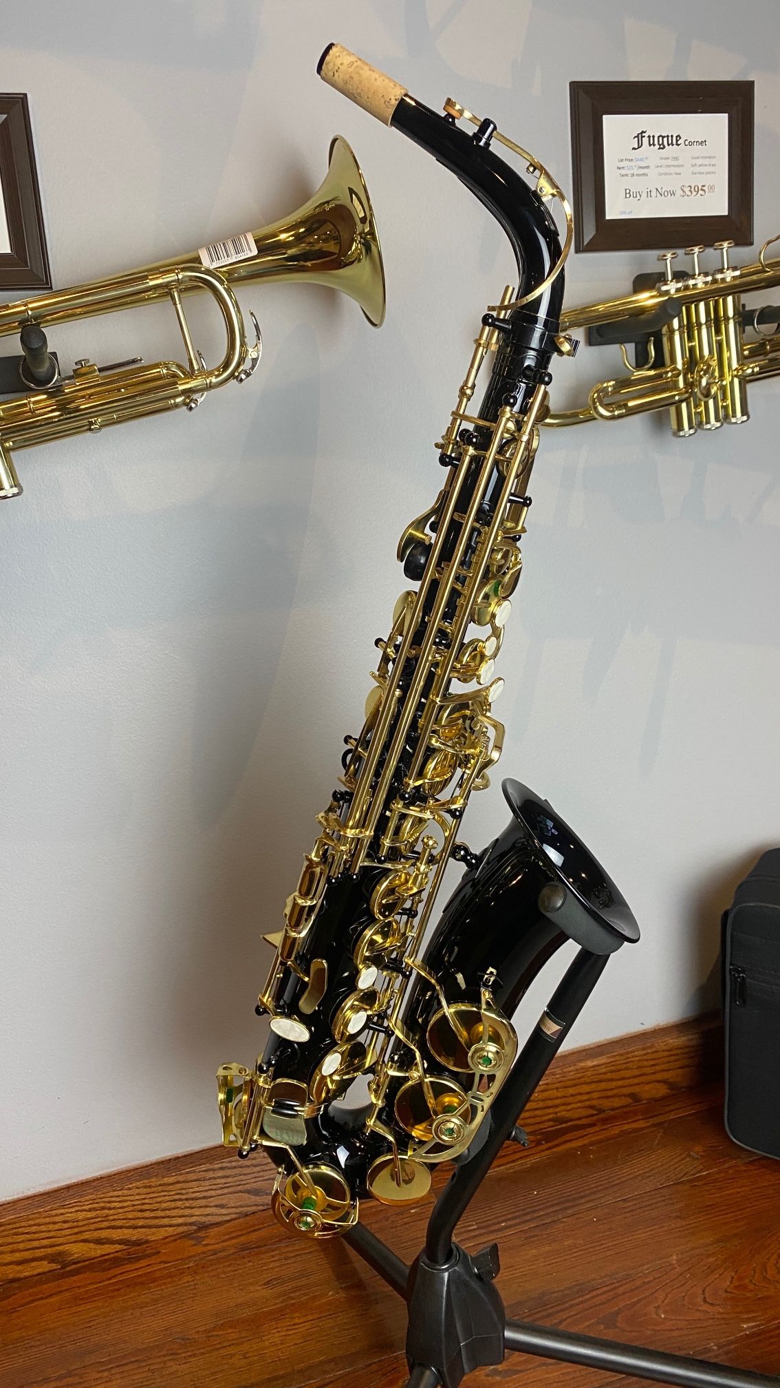 Rebrand AS-2 Black Lacquered Alto Saxophone