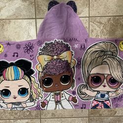 L.O.L. Surprise! Kids Bath and Beach Hooded Towel
