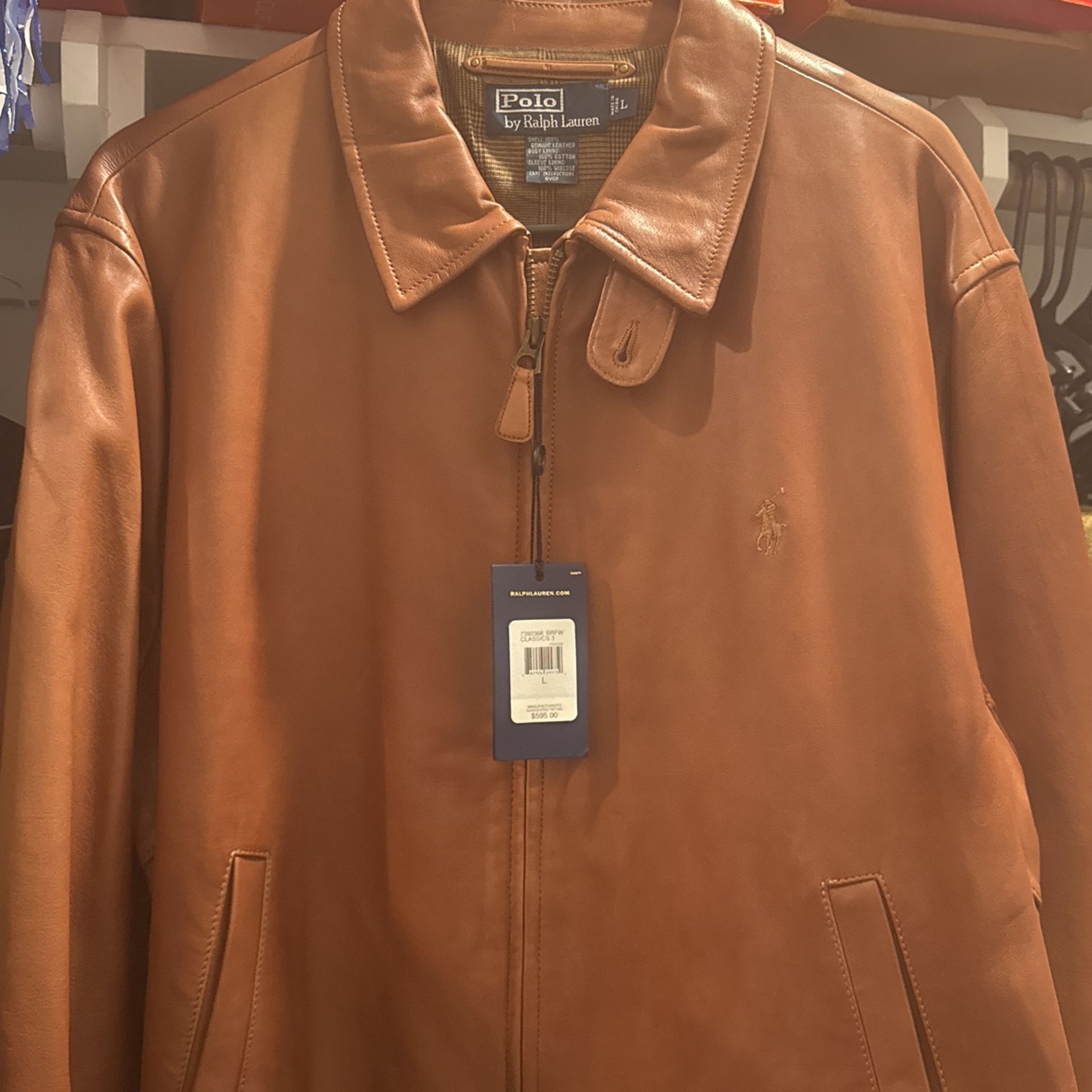 Genuine Leather Ralph Lauren Coat