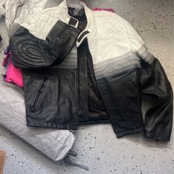 Women’s 100% Leather Motorcycle Jacket 