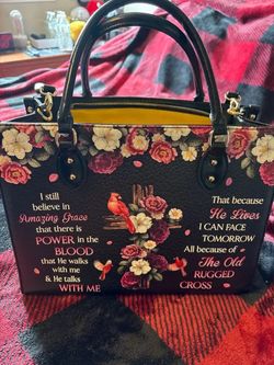 Jesuspirit PU leather handbag