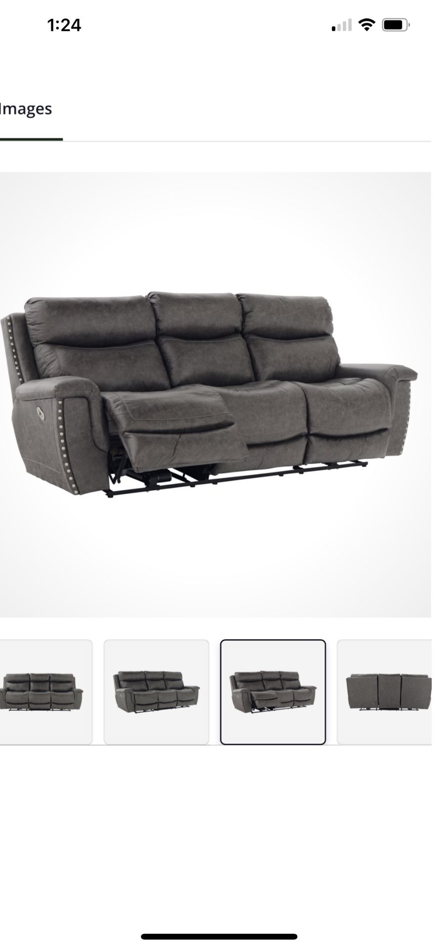 Power Recliner Couch 