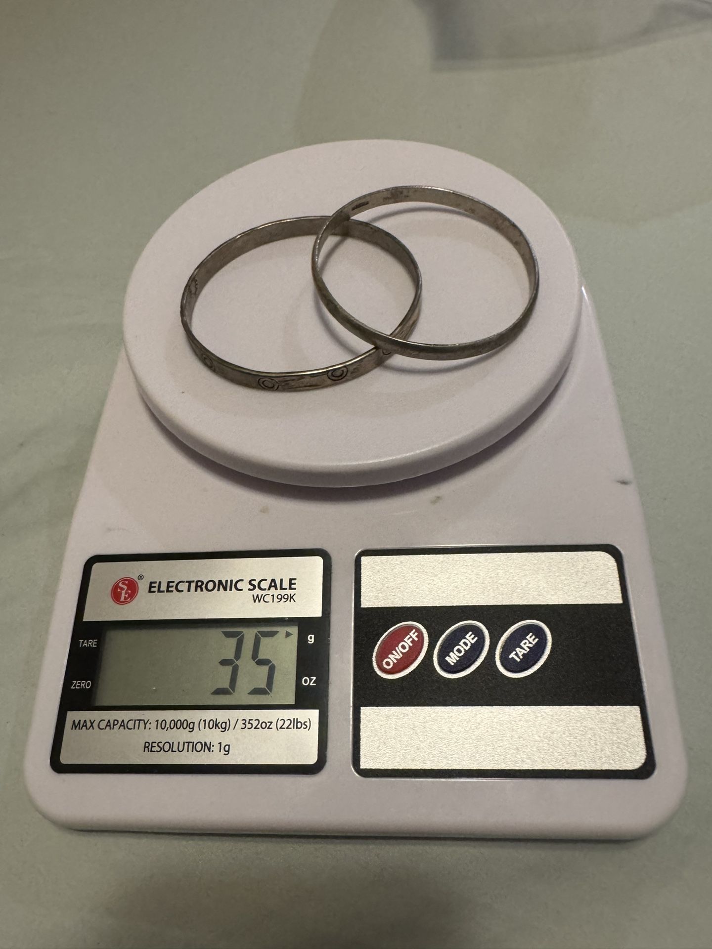 Sterling Silver Bracelets – 925 Silver – 35g Total