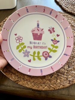 Birthday Cake Plate