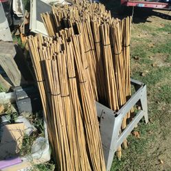 4Ft Bamboo Stakes 20stakes for $10, 110 stakes for $50, 230 stakes for $100, 500 stakes for $200