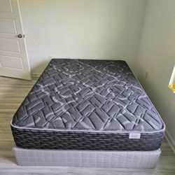 Queen Mattress With Box Frame