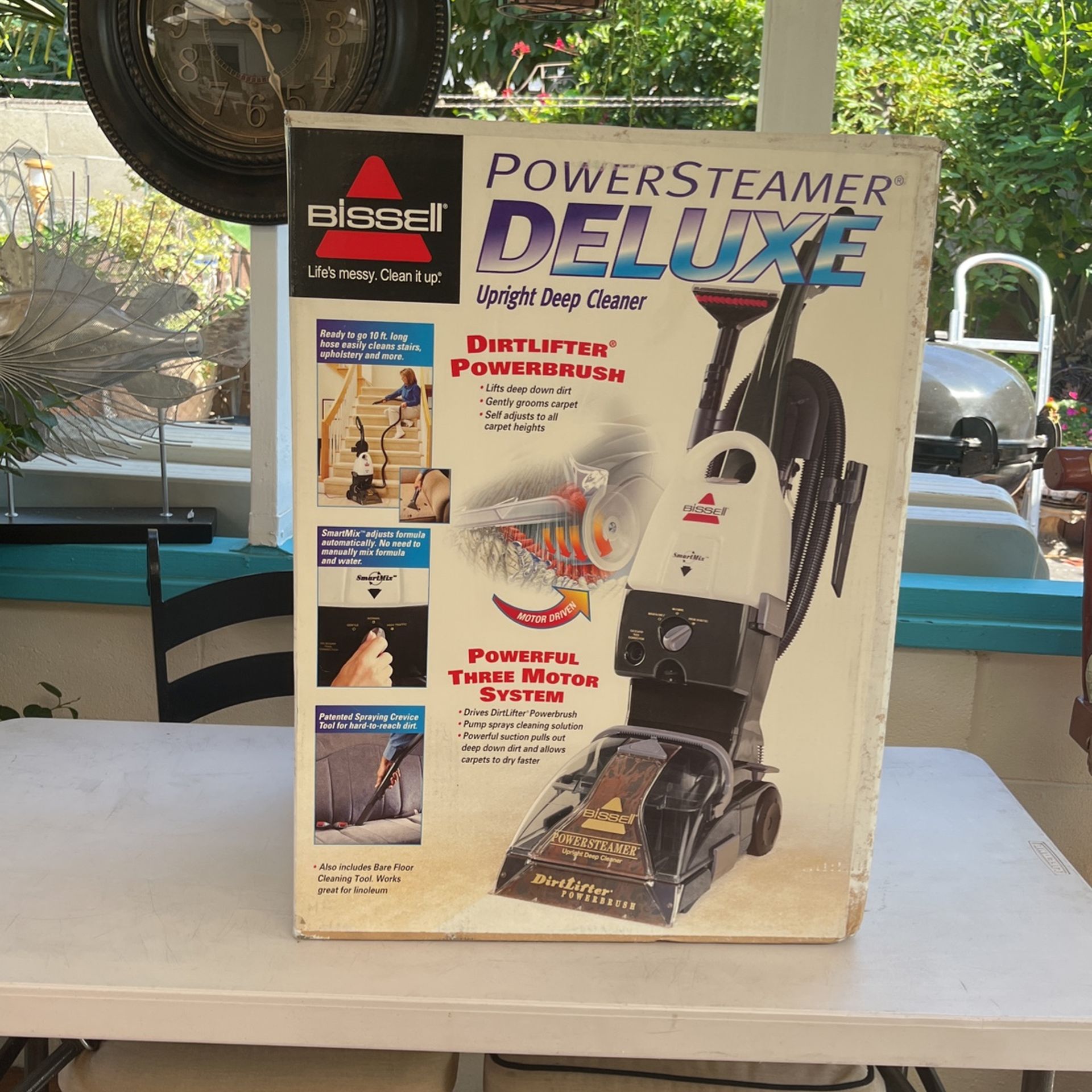 Bissell Power Steamer Deluxe Upright Deep Cleaner.