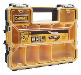 DEWALT Plastic 10-Compartment Deep Pro Small Parts Organizer