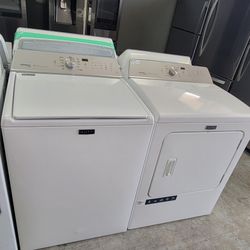 Maytag set top load washer & Electric Dryer With Warranty Delivery Available Fee depends on Address 🚚 🛻 🏠 