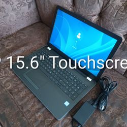 Touchscreen Laptop HP-15-bs033cl-core i3-12gb Ram-208gb HD- Go-od For Stud-ents.
