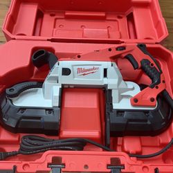 Milwaukee Deep Cut Band Saw, Corded, With Box, In New Condition