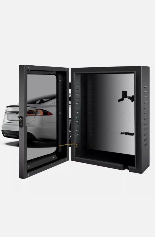 Outdoor Wall-Mounted Charging Station Box for Tesla Fits Most EV Car Charger