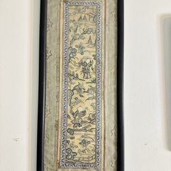 Chinese embroidery figure hanging picture