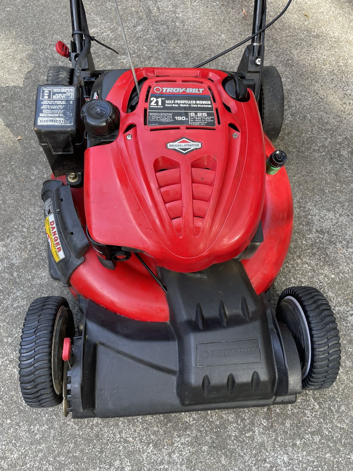 Troy-Bilt 21" Self-Propelled Mower Model #TB280 With Bagger