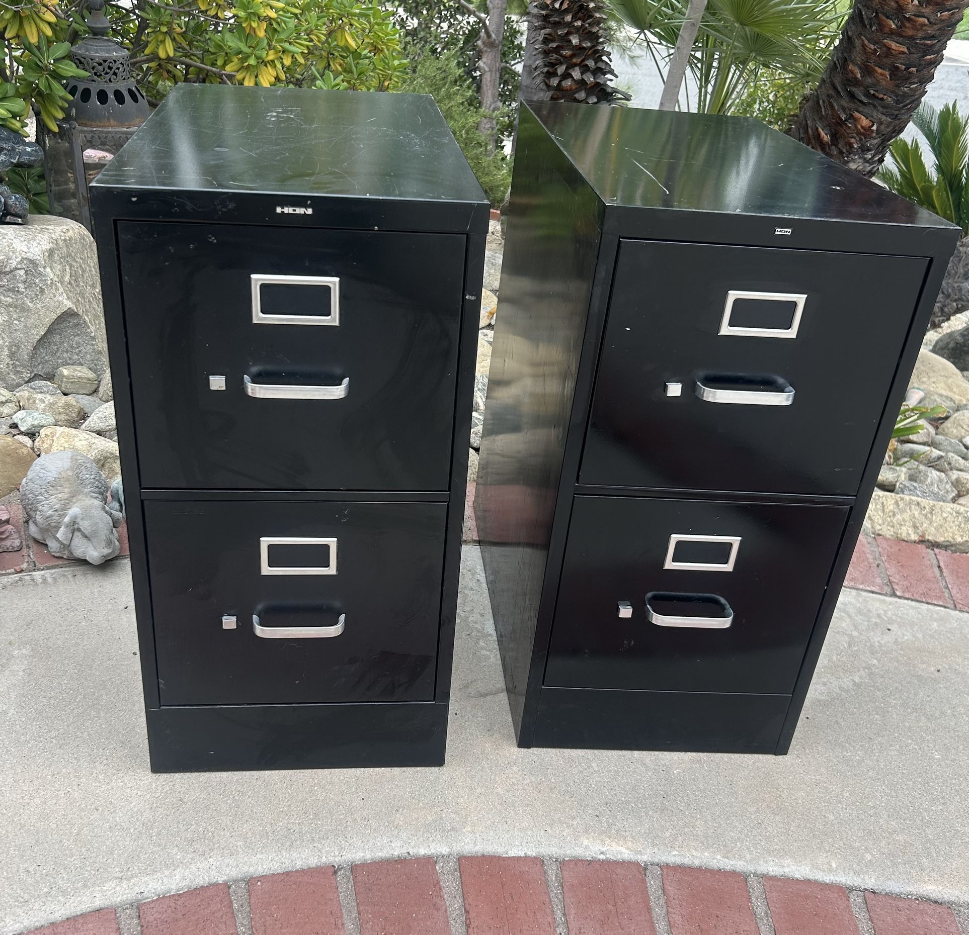 HON  2-Drawer Steel File Cabinets Heavy In Excellent Condition by $35 Each One (see description)