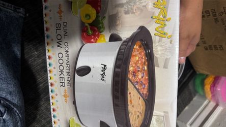 Parini Dual Compartment Slow Cooker