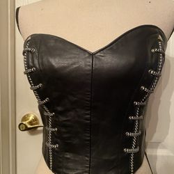 Leather Bustier By North Beach Leather