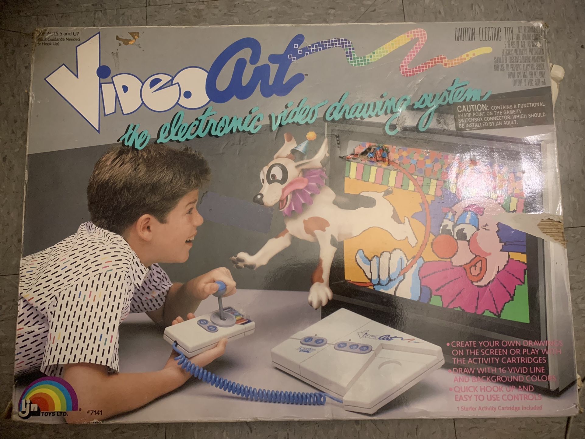 LJN Video Art - the electronic video drawing system (1987)