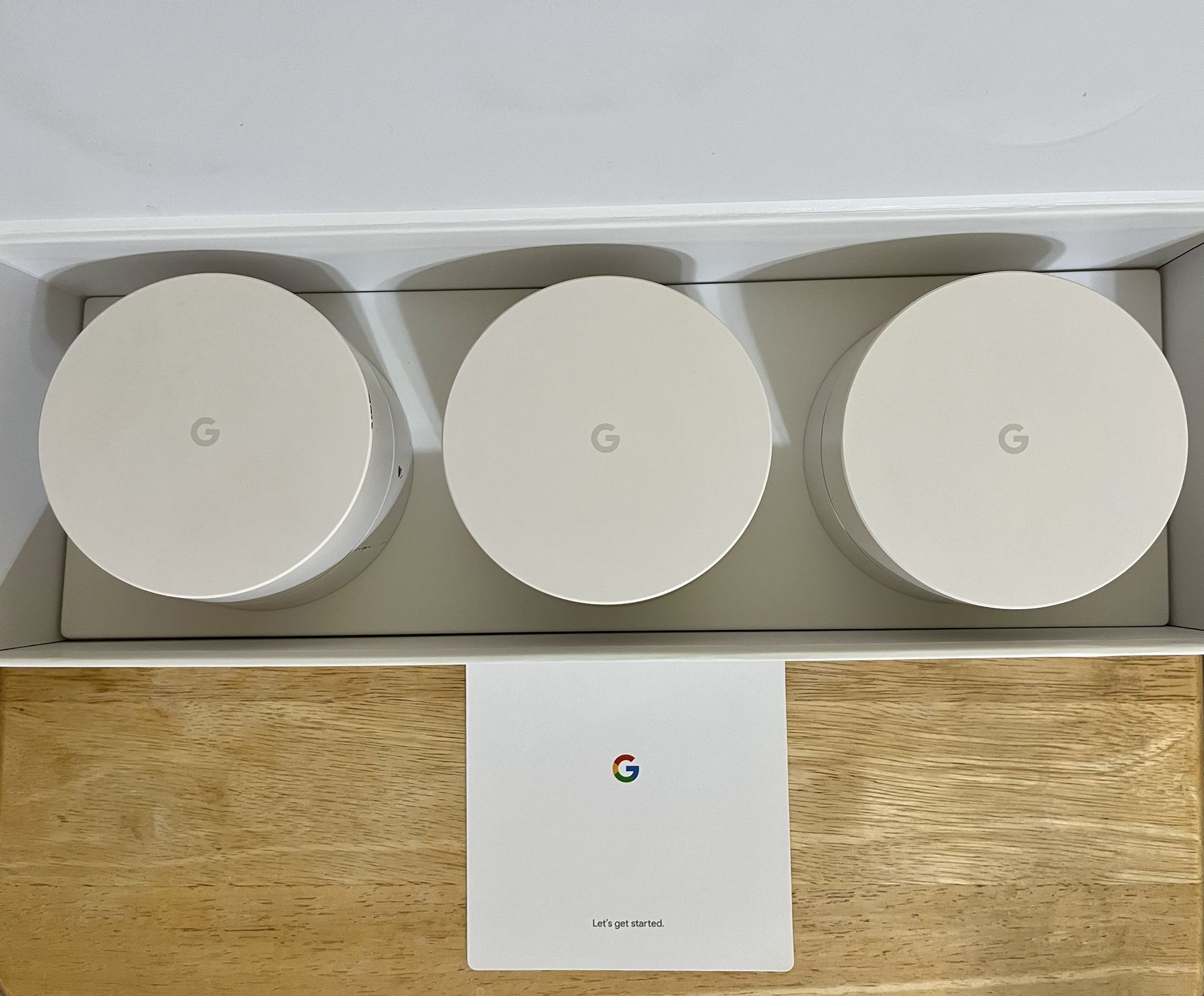 Google WiFi mesh network router 3 pack