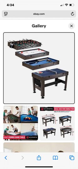 MD Sports Air Hockey/Foosball/Pool/PingPong Table