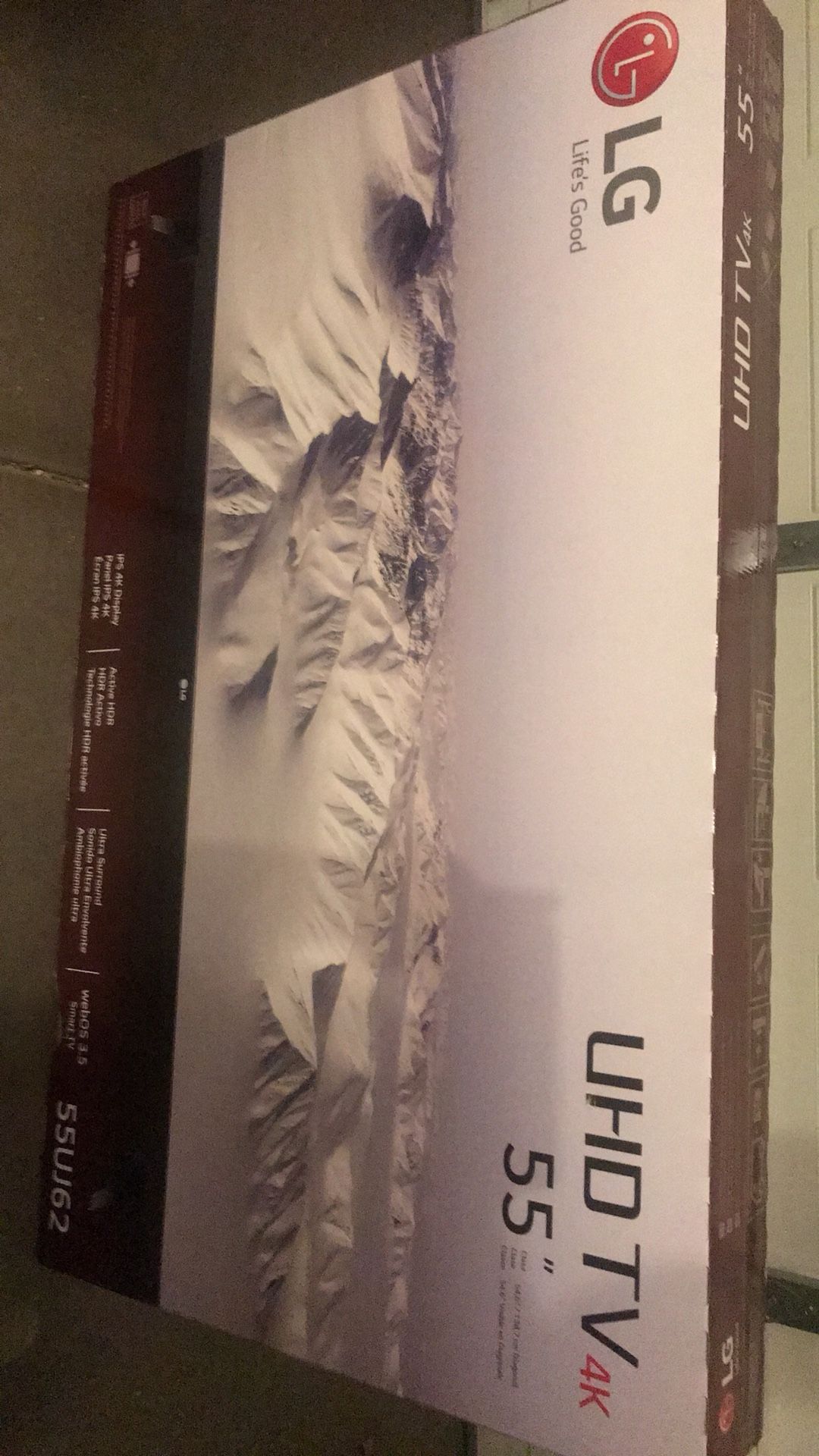 Brand new 55 inch tv