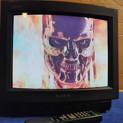 Vintage Sony Japan Trinitron 13" inch Gaming Retro CRT TV 