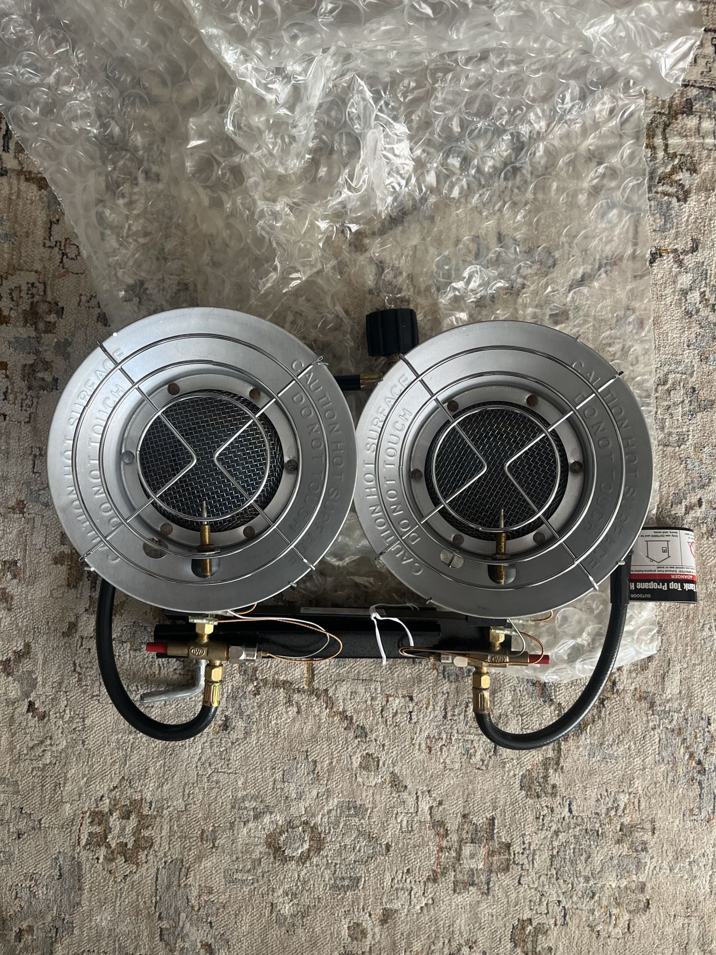 Propane Tank Top Heater, Dual Head - 30,000 BTU
