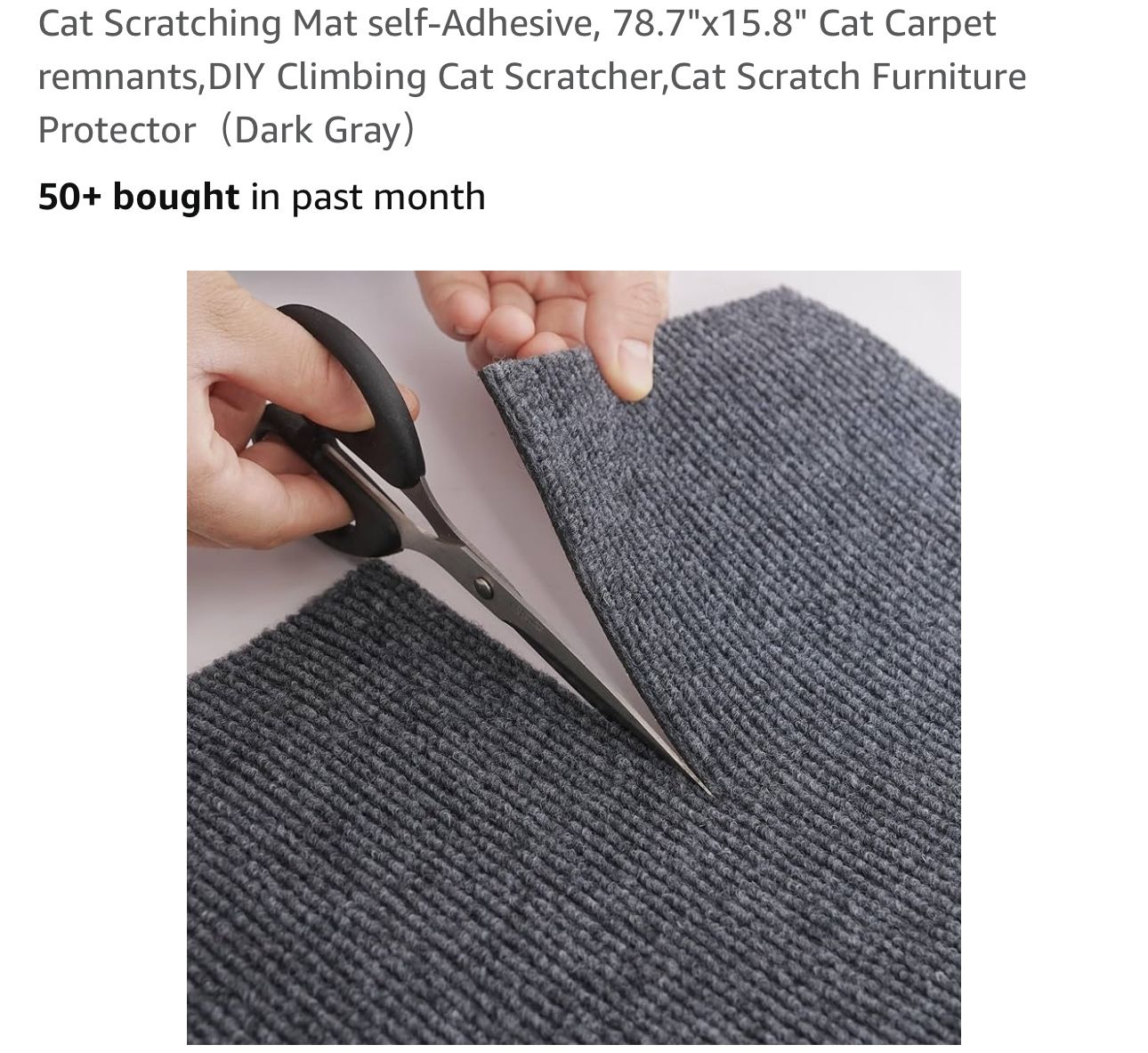 Cat adhesive scratching pad, new: