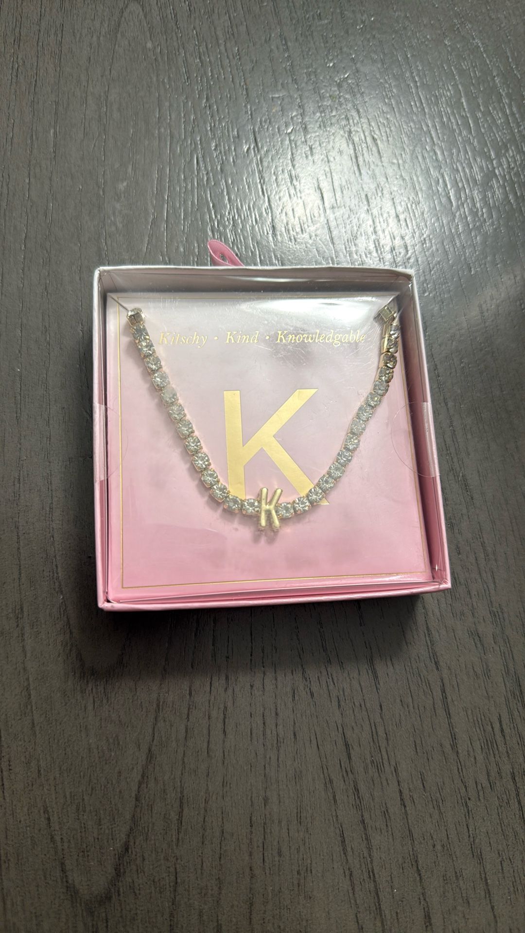 "K" Diamond Necklace