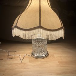 Elegant Fringed Shade Table Lamp