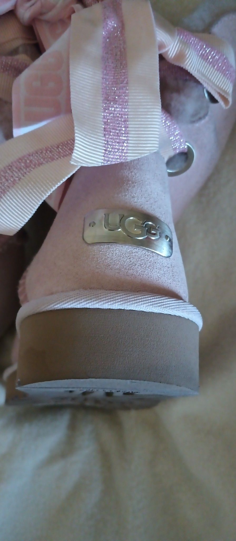 Pink Ugg Boots   Size 7.5