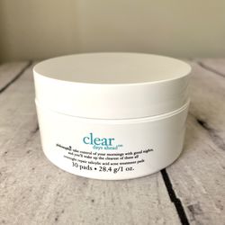 Philosophy CLEAR DAYS AHEAD Overnight Repair Acne Treatment Pads 30ct Salicylic. 
