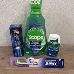 Crest Scope Oral B Bundle $10 