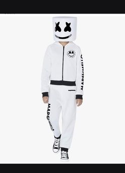 Kids Marshmello Logo Jumpsuit Costume