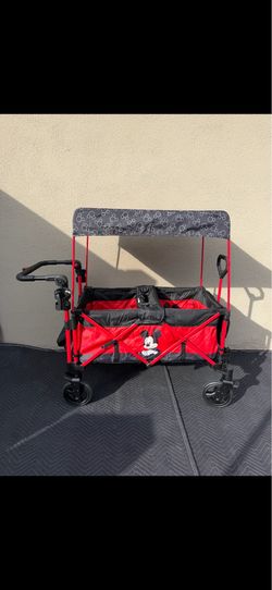 Wagon/ Mickey Mouse Stroller Wagon/ Stroller/ Mickey Mouse/ Travel/ Kids/ Beach/ New