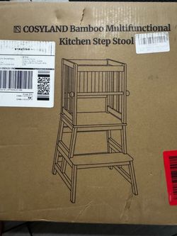 Kids kitchen step stool